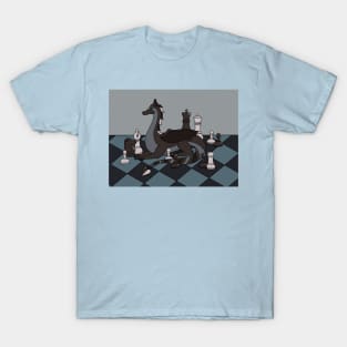 Chess Dragon With Board T-Shirt